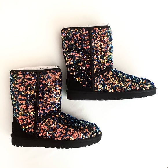 Authentic UGG Classic Short Stellar Sequin - Picture 4 of 9